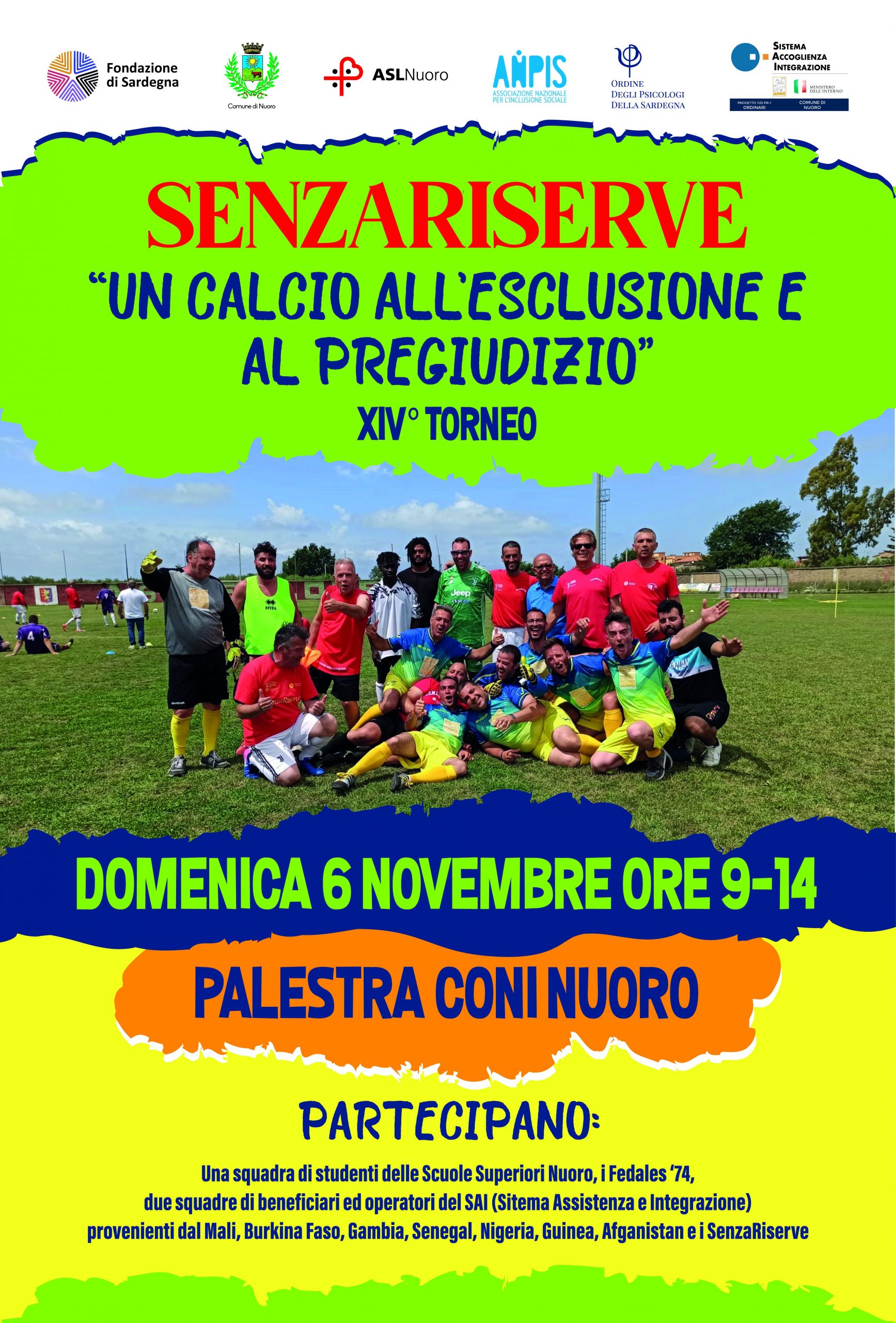 Il 6 novembre “Un calcio all’esclusione e al pregiudizio”