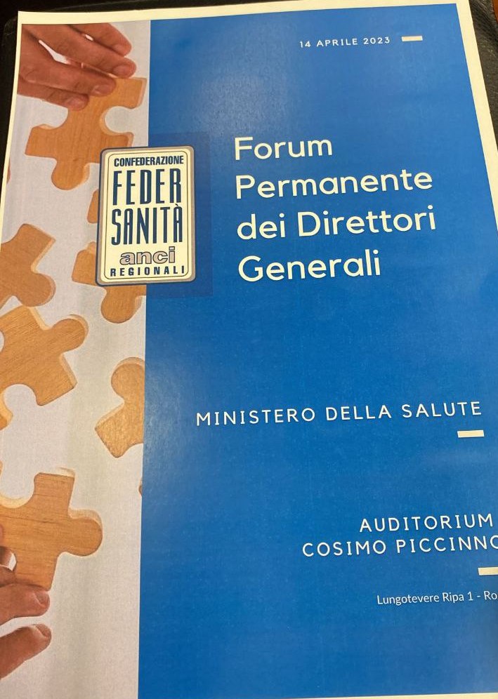 ASL n. 3. Cannas al Forum Permanente dei Direttori Generali ASL n. 3. Cannas al Forum Permanente dei Direttori Generali