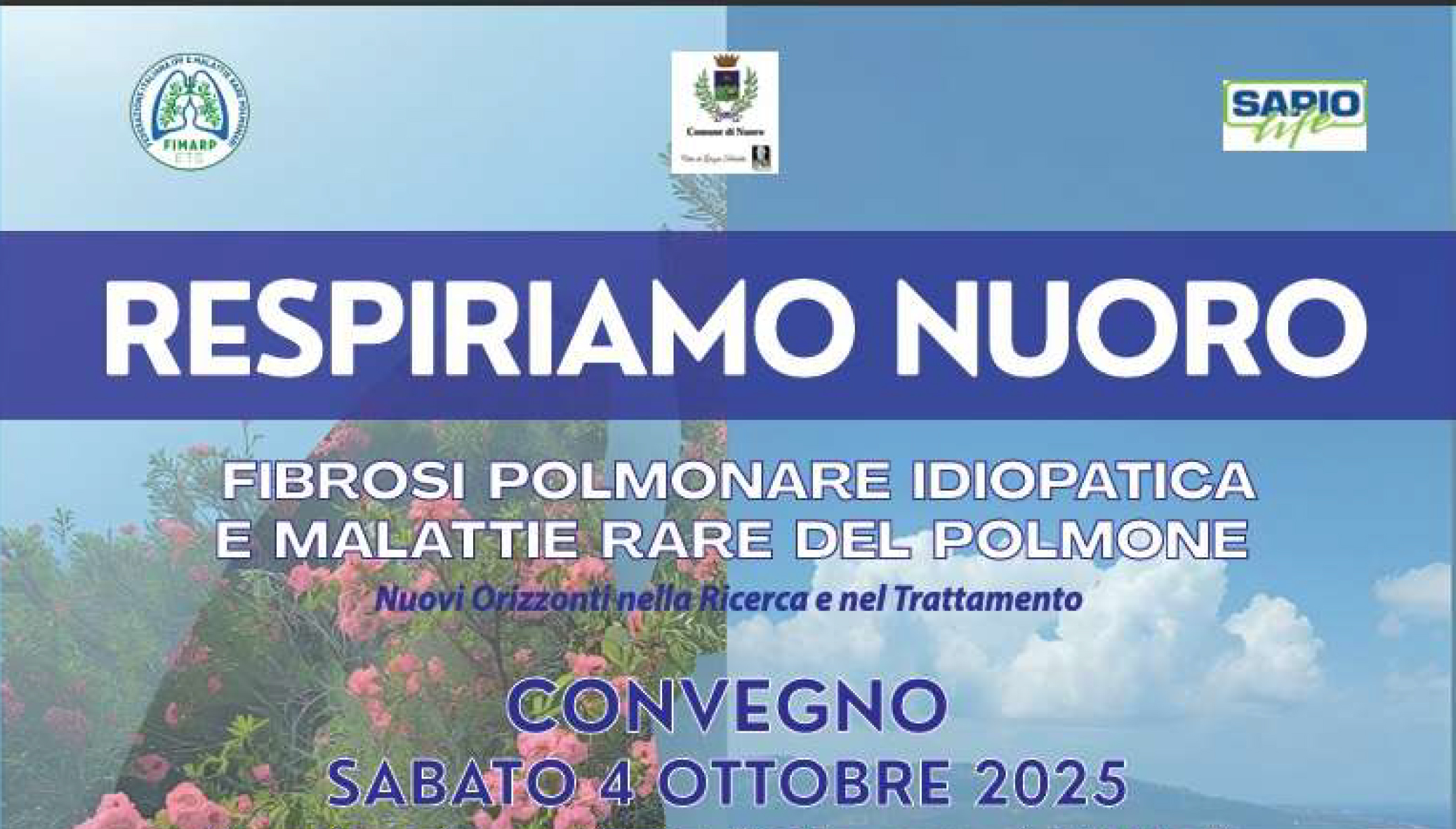 “Respiriamo Nuoro”, un convegno sulle malattie rare del polmone