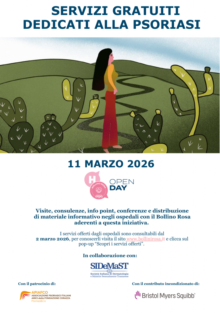 Psoriasi. L’11 marzo Open day allo Zonchello