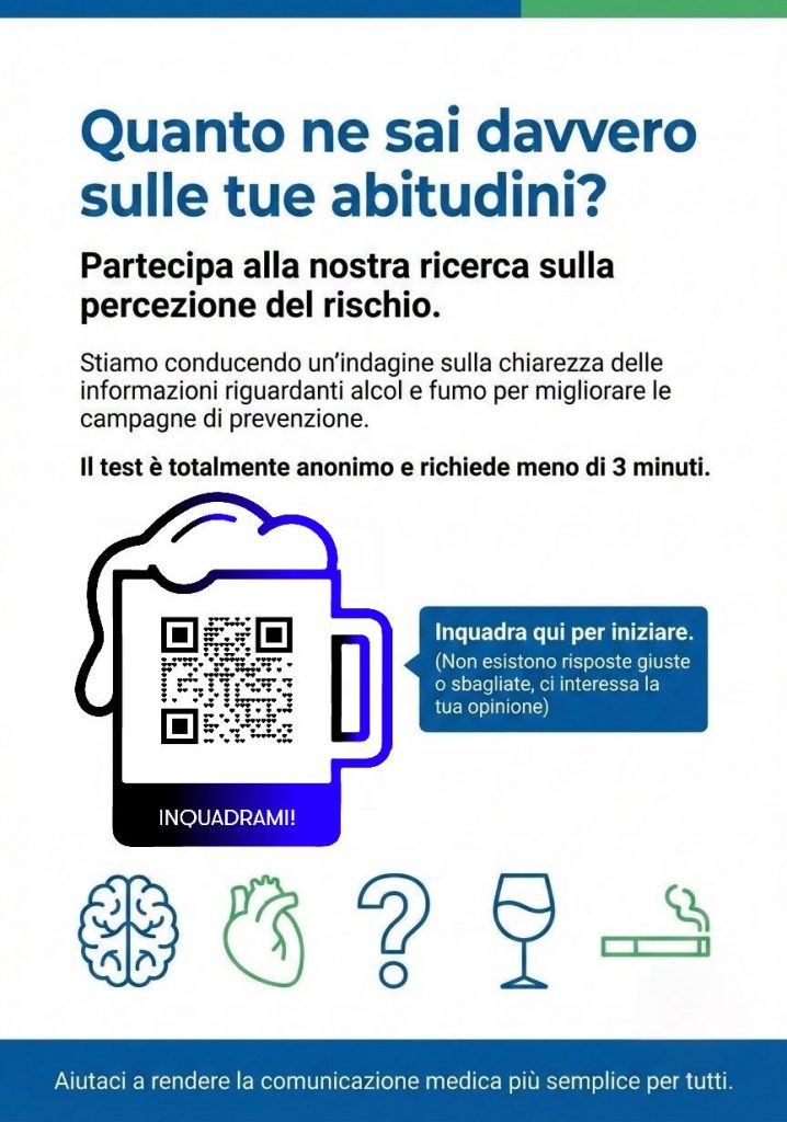 Prevenzione cardiovascolare. Un progetto sul rischio alcol/fumo