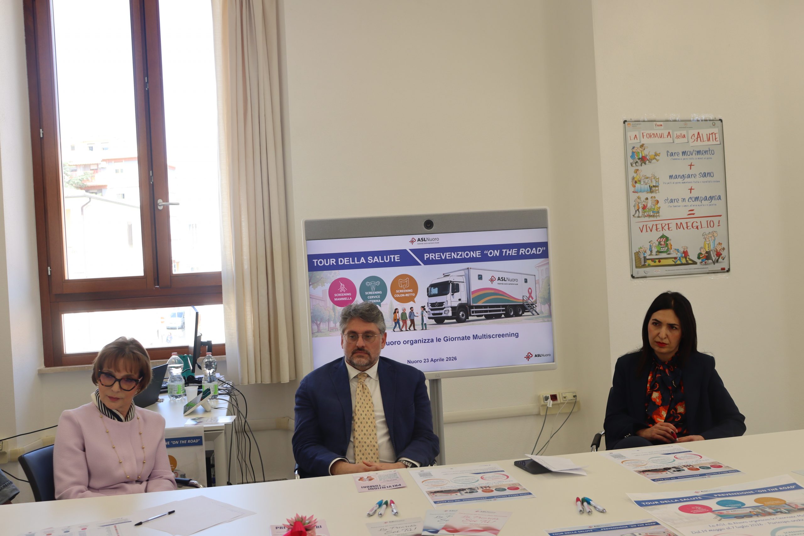 Nuoro. Il 14 maggio via al Tour della salute Prevenzione on the road