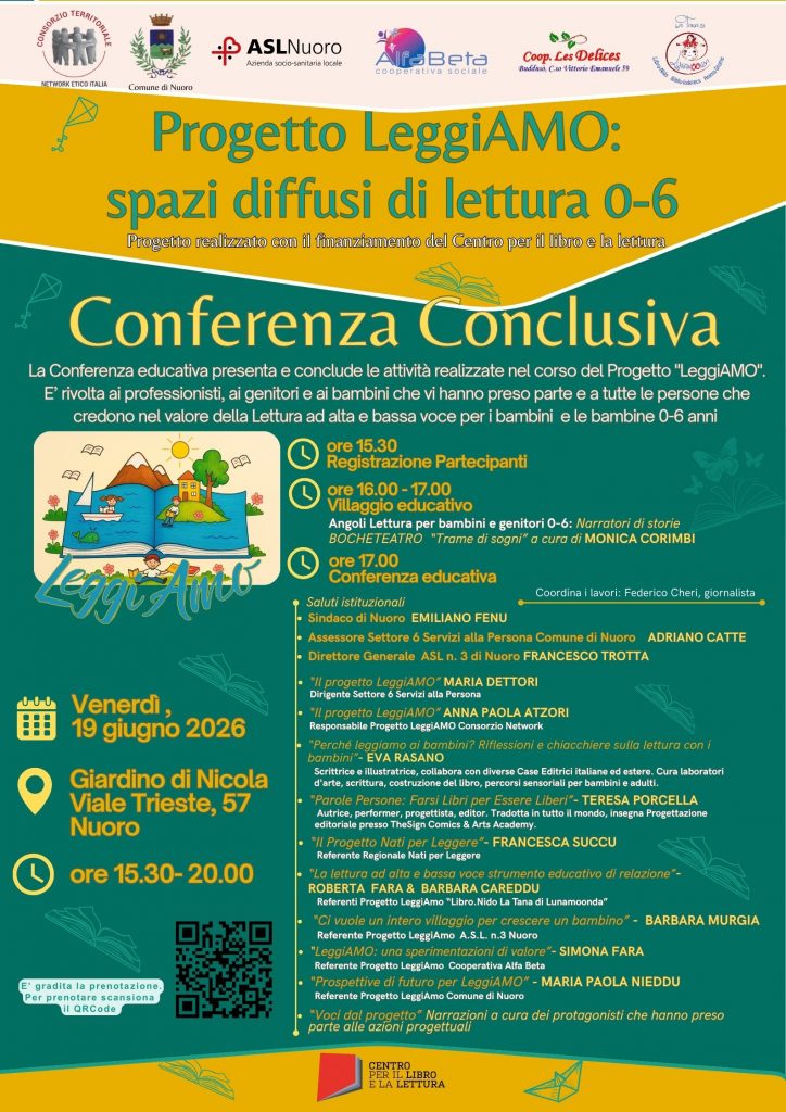 Progetto “LeggiAMO”. Venerdì 19 la conferenza conclusiva
