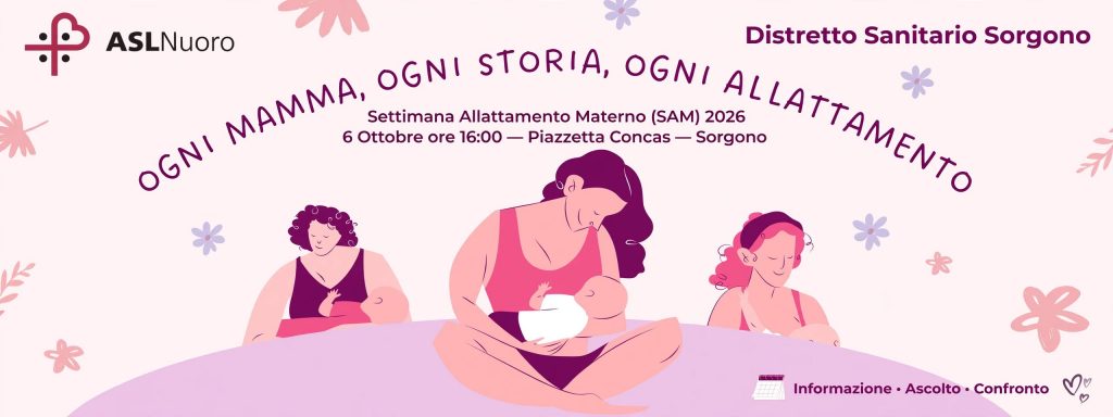 Settimana per l’Allattamento Materno (SAM) 2026 a Sorgono